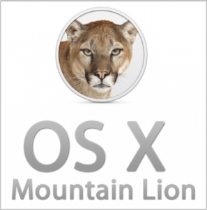 MOUNTAIN LION – OS X 10.8
