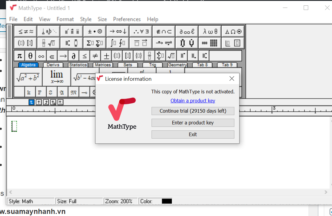 MathType Crack – Acitve thành công 100% | Sửa Máy Nhanh