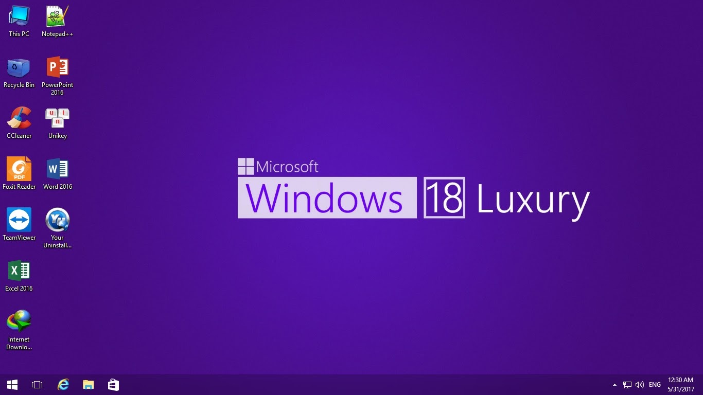 Ghost Windows 18 Luxury [X86 & X64] – Full Soft – Nhanh, Mượt Nhẹ By Lehait [Legacy – UEFI]