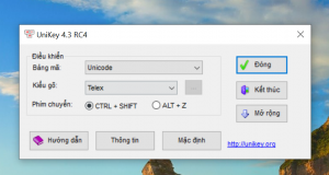 UniKey 4.3 RC4 – Bộ Gõ Tiếng Việt Mới Nhất