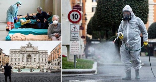 Số ca mắc Covid-19 tại Italy tăng đột biến, Tây Ban Nha ban bố tình trạng khẩn cấp quốc gia