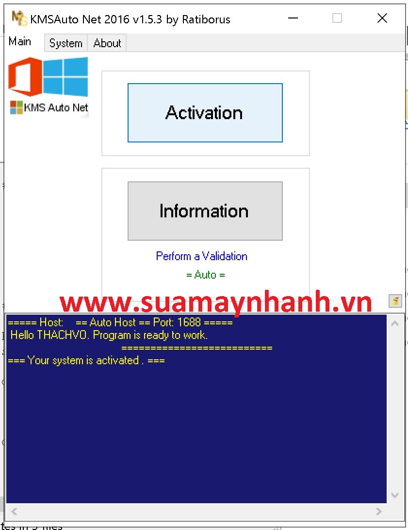 KMSAuto Net 1.5.3 – Active Windows & Office Dễ Dàng