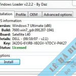 Windows Loader 2.2.2 – Phần Mềm Active Windows 7 Tốt Nhất