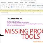 Cách khắc phục lỗi Missing proofing tools trong MS Word