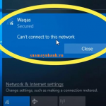 Cách khắc phục lỗi Can’t Connect to This Network trên Windows 10