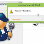 Sửa lỗi The disk is write-protected chống ghi USB, thẻ SD trên Windows