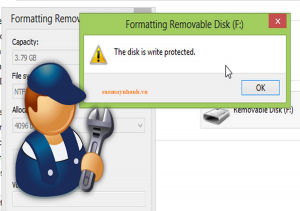 Sửa lỗi The disk is write-protected chống ghi USB, thẻ SD trên Windows