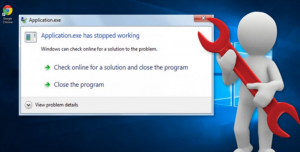 Cách khắc phục lỗi exe has stopped working trên Windows