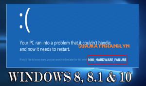 Sửa lỗi màn hình xanh NMI Hardware Failure trên Windows 10 và 8