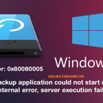 Cách khắc phục lỗi cập nhật 0x80080005 trên Windows 10