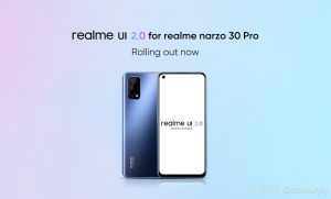 Realme Narzo 30 Pro 5G đang nhận được bản cập nhật Realme UI 2.0 dựa trên Android 11