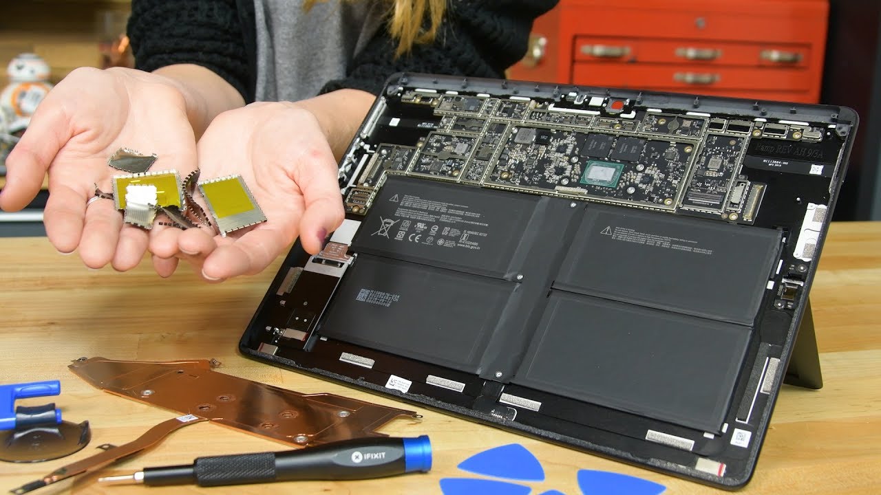 Surface Pro X Video tháo lắp! Surface Pro được sửa chữa nhiều nhất từ ​​trước đến nay?