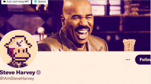 Steve Harvey là gương mặt mới của sự bùng nổ NFT của Solana