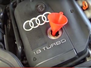 Thay dầu và lọc dầu Audi A4 2001-2004