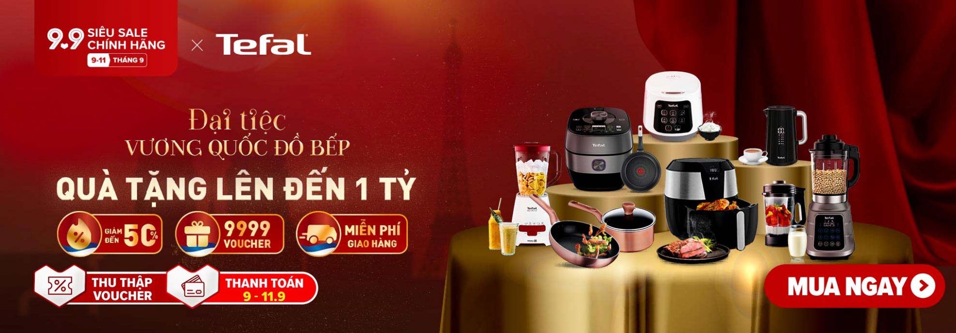 Siêu Sale Lazada 9.9 TeFal