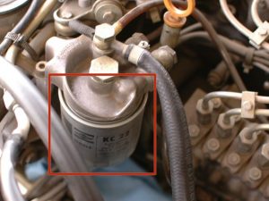 Bộ lọc nhiên liệu Diesel Mercedes W123, Thay thế thứ cấp